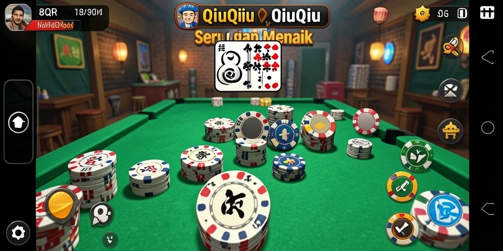 Tampilan gameplay menarik dari 8QR dengan elemen QiuQiu.
