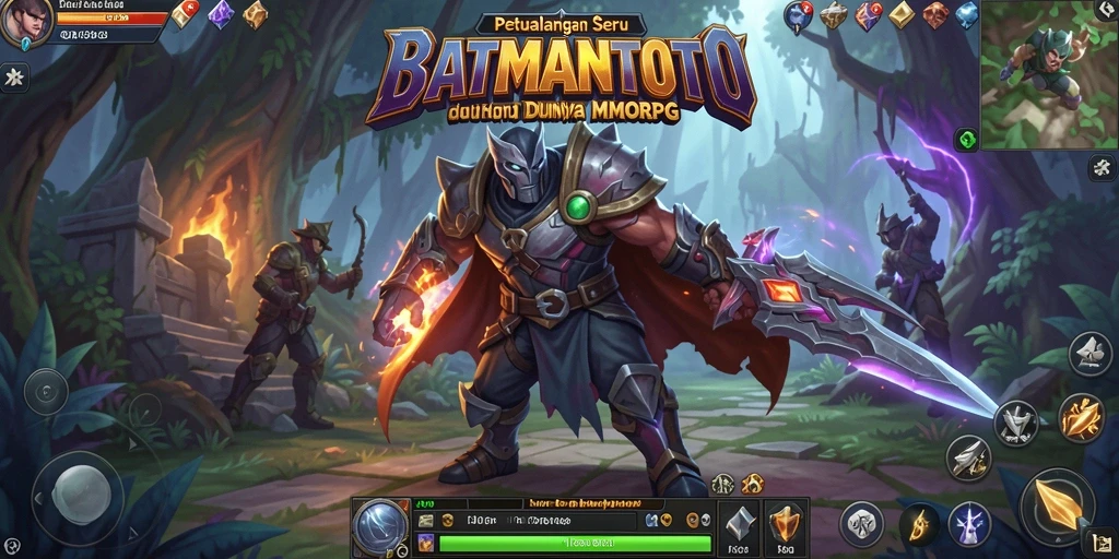 Tampilan gameplay seru di dunia MMORPG BATMANTOTO.