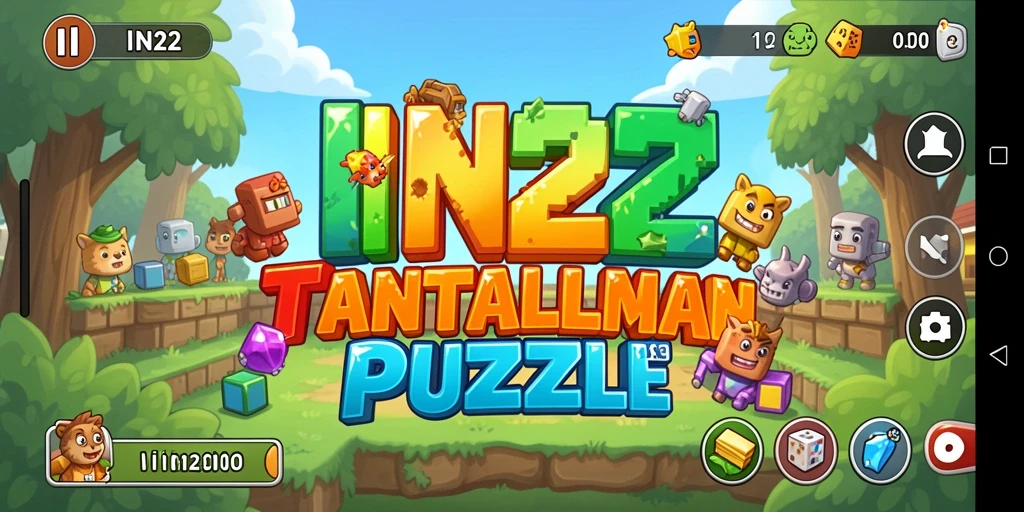 Tampilan gameplay IN22 yang menampilkan tantangan Puzzle yang menarik.