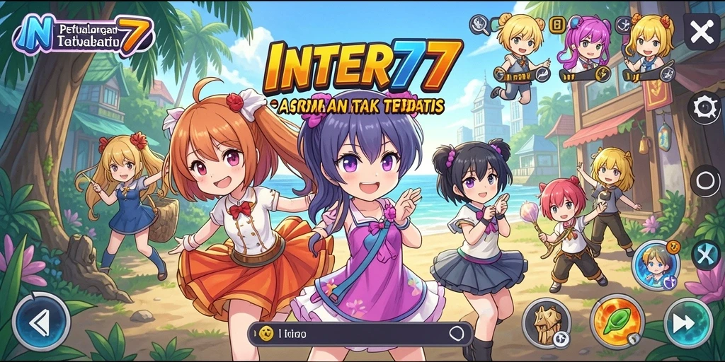 Gambaran aksi seru dalam gameplay Anime INTER77.