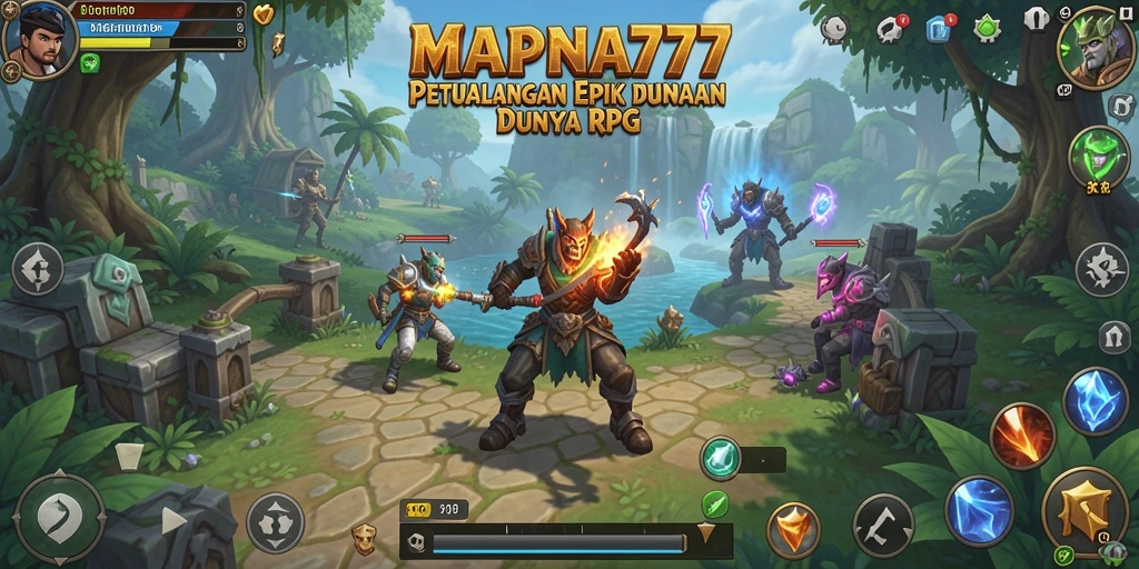 Tampilan gameplay RPG yang menakjubkan dalam MAPNA777.