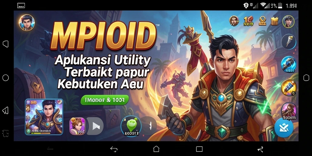 Screenshot MPOID menampilkan tampilan antarmuka aplikasi Utility yang user-friendly.
