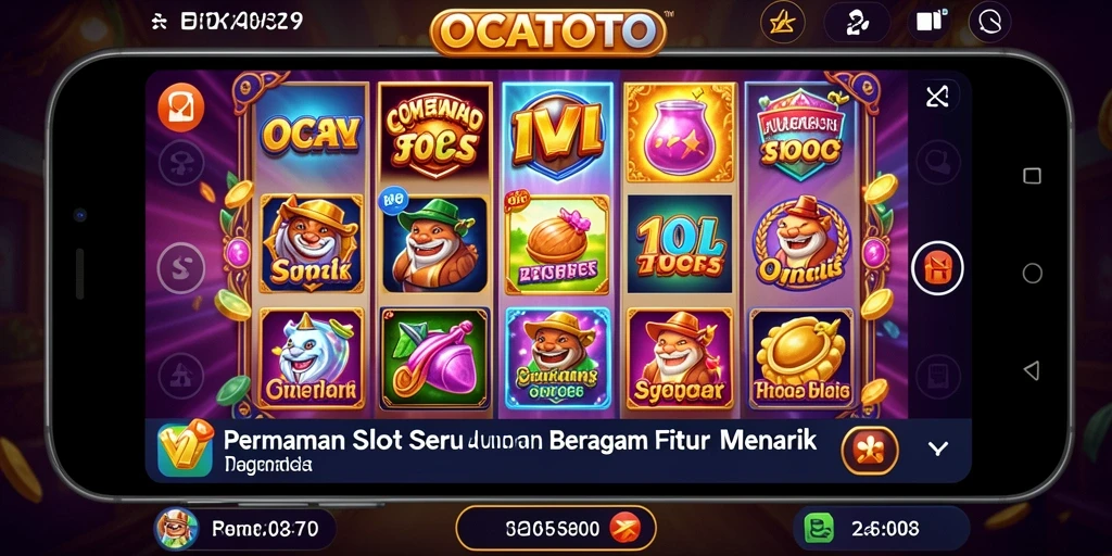 Gameplay seru OCATOTO menampilkan efek visual mengagumkan dari permainan Slot.