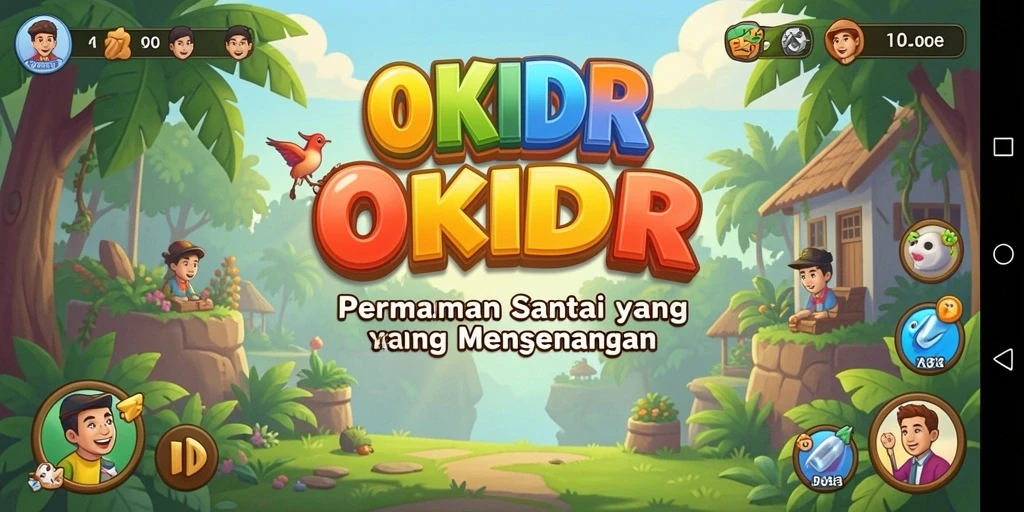 Gameplay menarik dari OKIDR yang penuh warna dan menyenangkan.