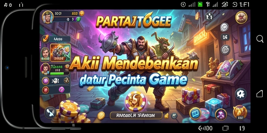 Tampilan aksi mendebarkan dari gameplay PARTAITOGEL.