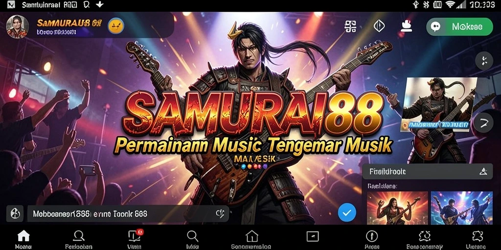 Tampilan gameplay SAMURAI88 yang dinamis dan interaktif.