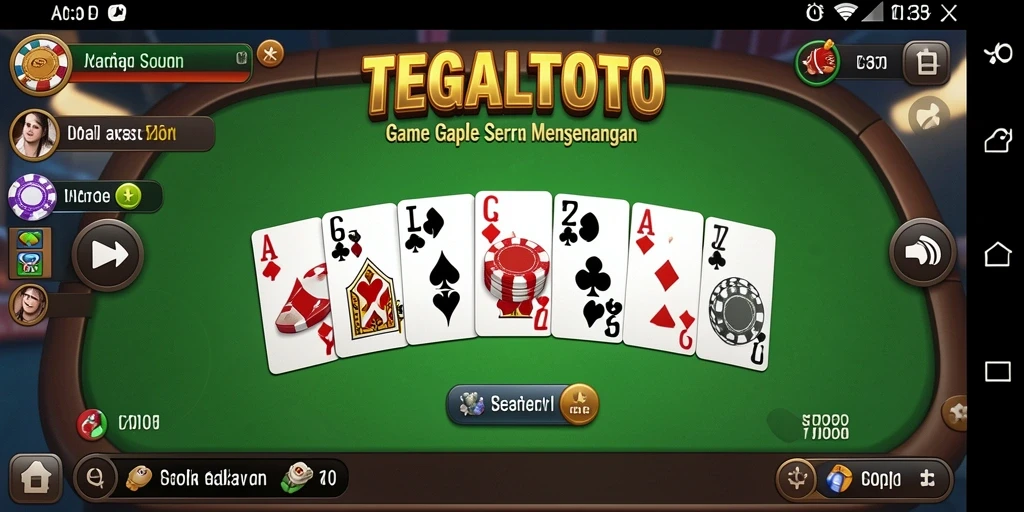 Tampilan gameplay TEGALTOTO yang seru dan mendebarkan.