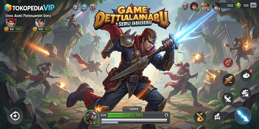 Screenshot menunjukkan aksi seru dalam gameplay TPS.