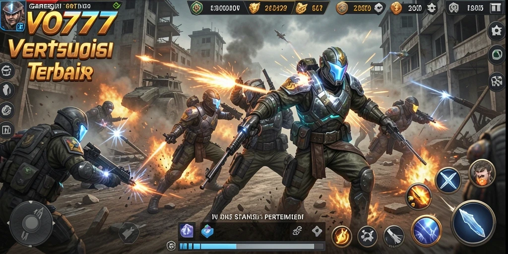 Tampilan gameplay menarik VO777 dengan strategi SLG yang mendalam.