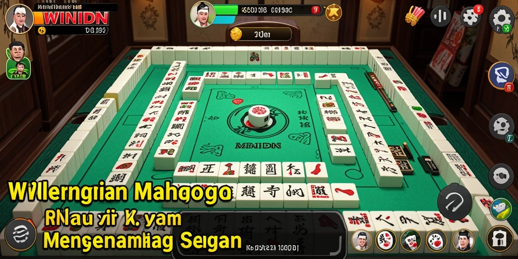 Tampilan gameplay Mahjong yang menarik di WINIDN.