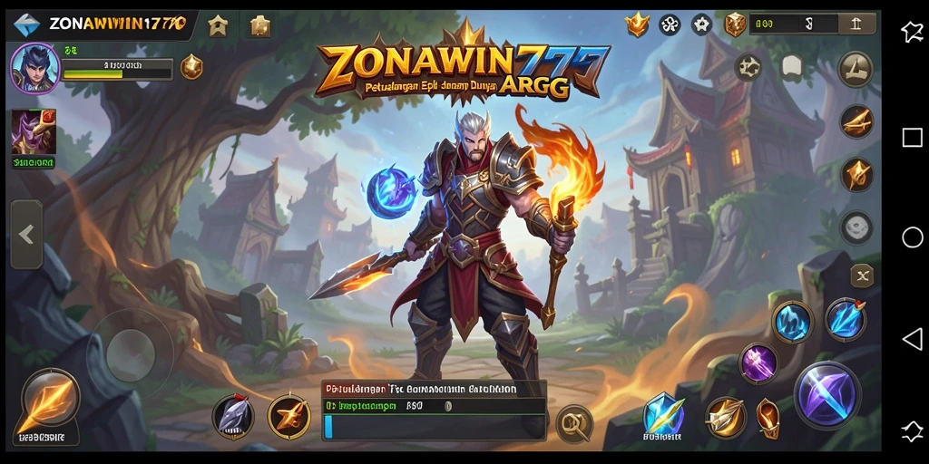Tampilan gameplay ZONAWIN777 yang seru dan mengasyikkan dalam peperangan.